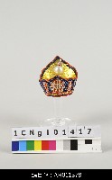 藏品(布袋戲盔帽-五佛帽)的圖片